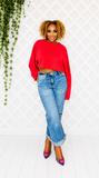 CROPPED OVERSIZED TOP
