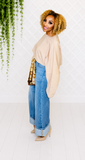CROPPED OVERSIZED TOP
