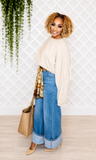 CROPPED OVERSIZED TOP