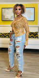 Distressed Denim Jeans