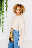 CROPPED OVERSIZED TOP