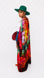 Tropical Bloom Maxi Kimono