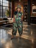 HAREM STYLE OVERSIZE CAMOUFLAGE PANTS