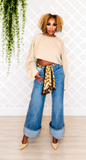 CROPPED OVERSIZED TOP