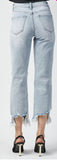 Curvy High Rise Straight Crop Jeans