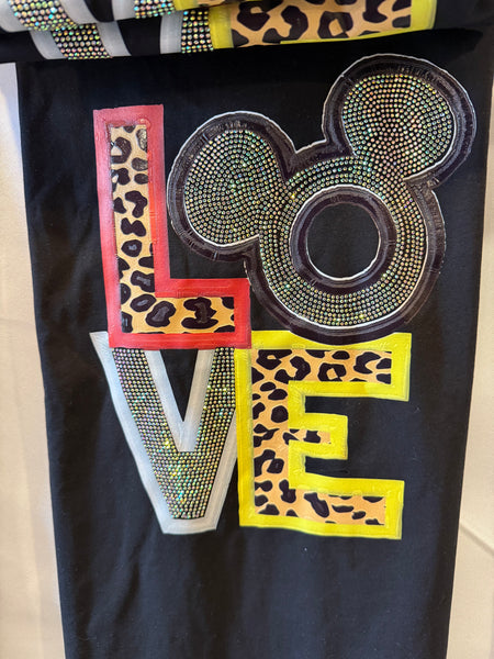 LOVE Leopard Tee