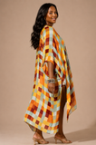 Multi Mosaic Check Kimono