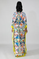 Flower Kimono Dress