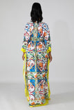 Flower Kimono Dress