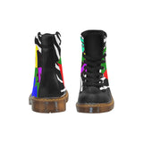 Get Blazed Zebra Apache Round Toe Women's Boots
